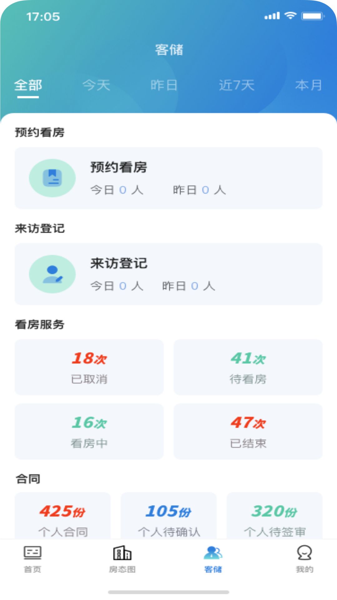 天府桐堂管家功能界面
