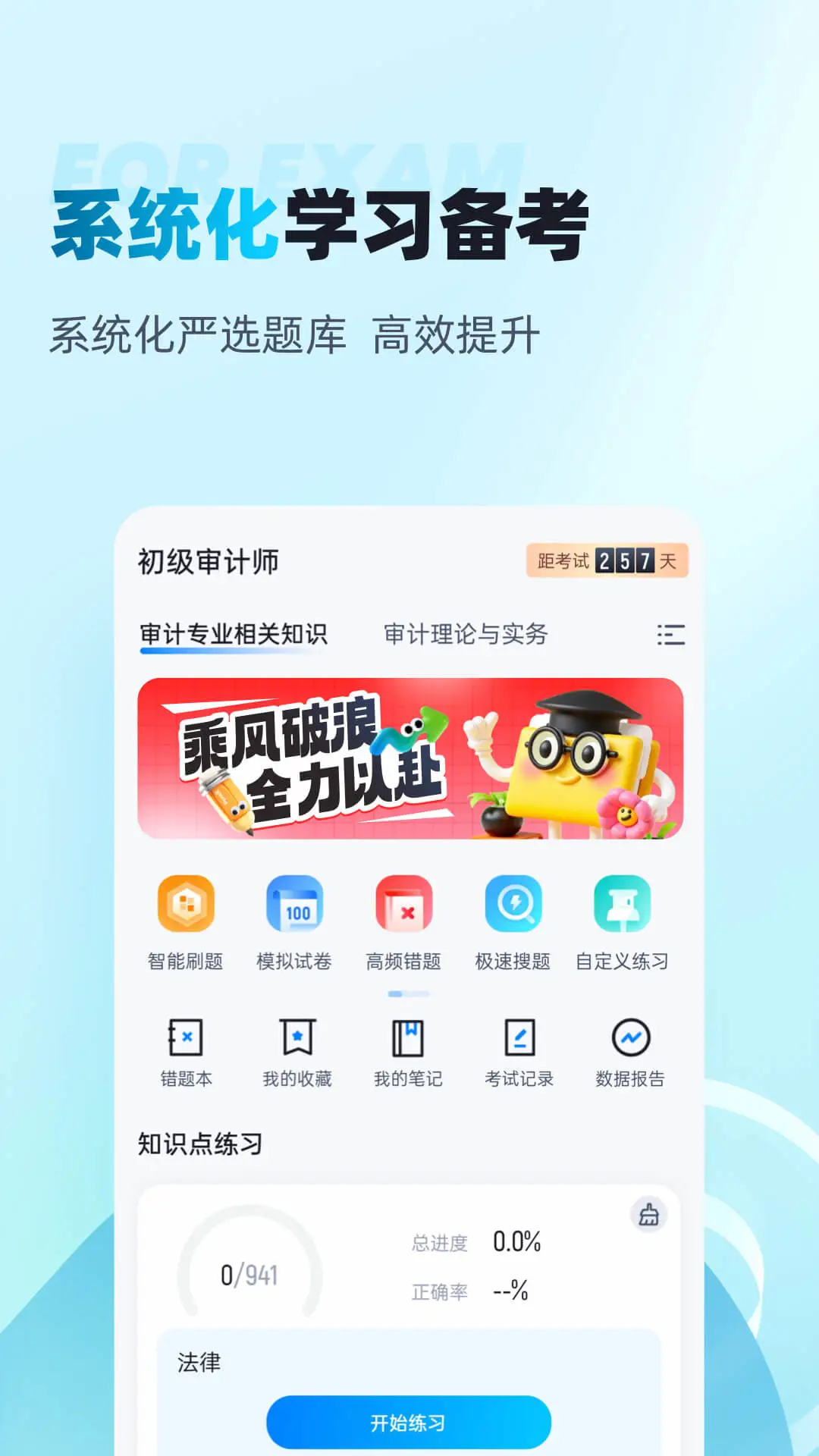 初级审计师考试聚题库模拟测试