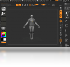 Zbrush雕刻步骤示例