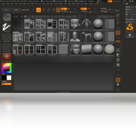 Zbrush电脑版界面预览