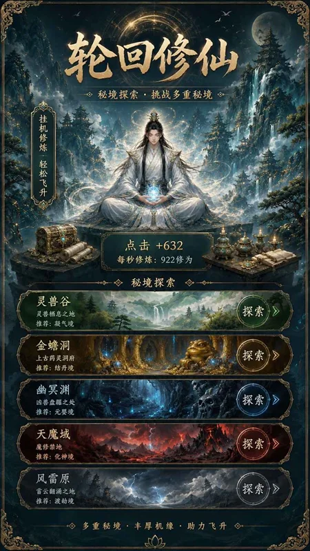 轮回修仙手游(Idle Cultivation)预览图