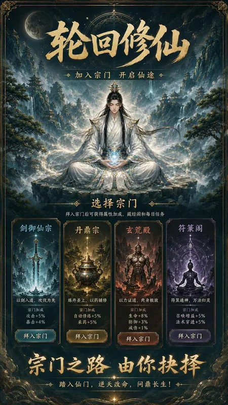 轮回修仙手游(Idle Cultivation)预览图