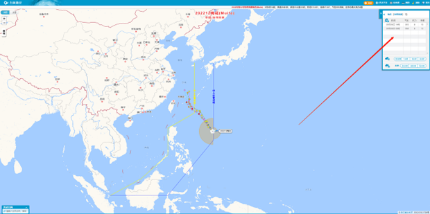 天气预报台风路径图实景地图