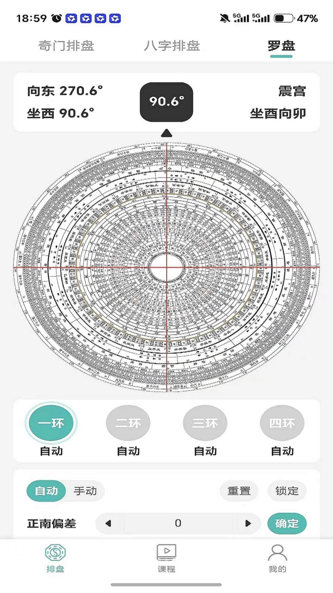 奇易门排盘界面