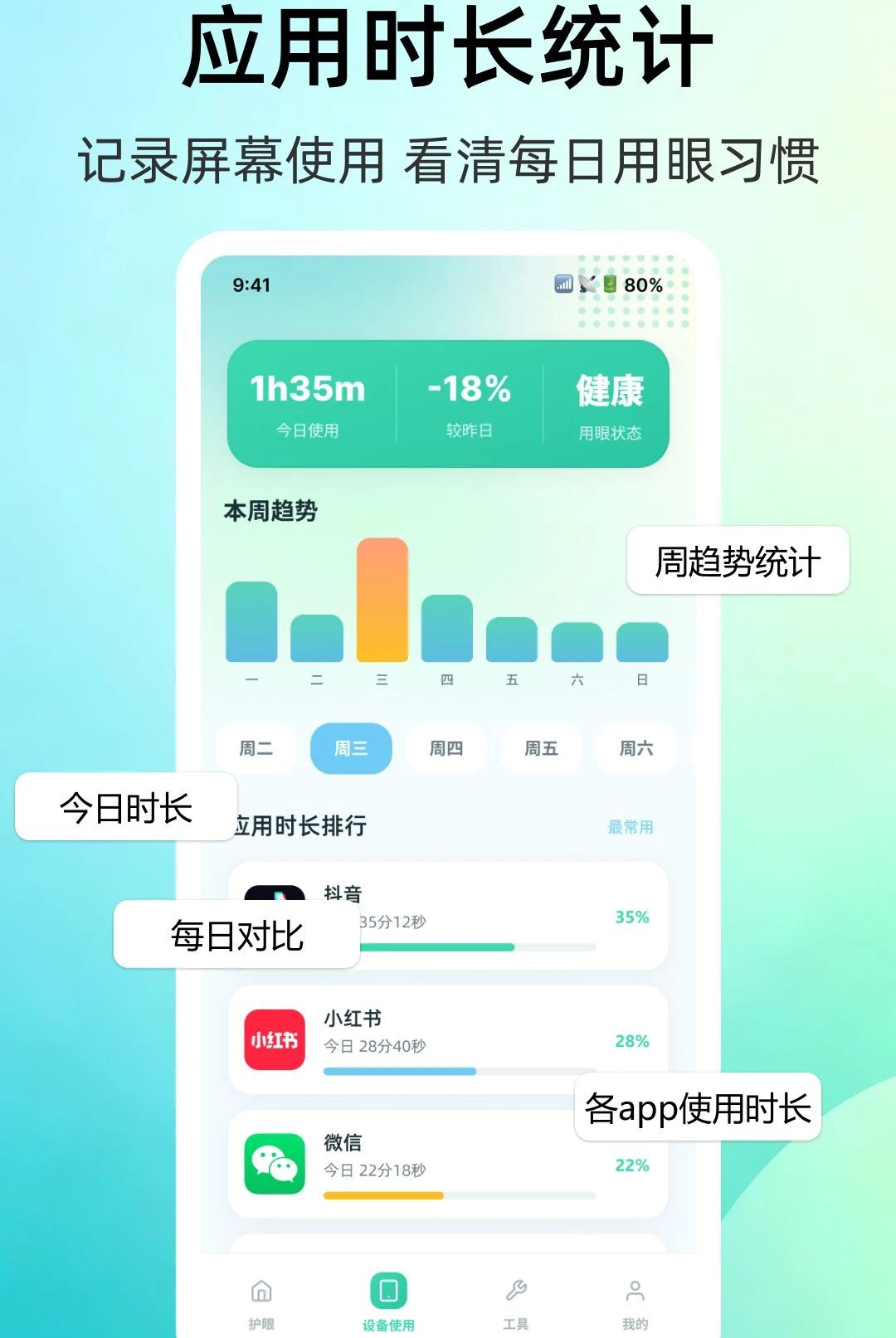 手机护眼功能展示