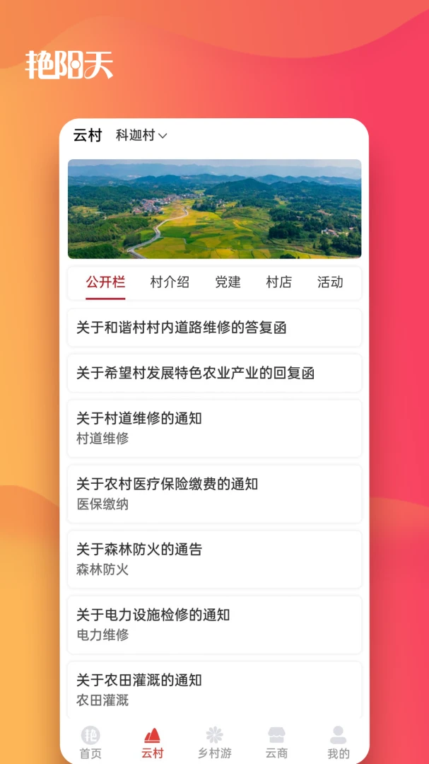 艳阳天预览图
