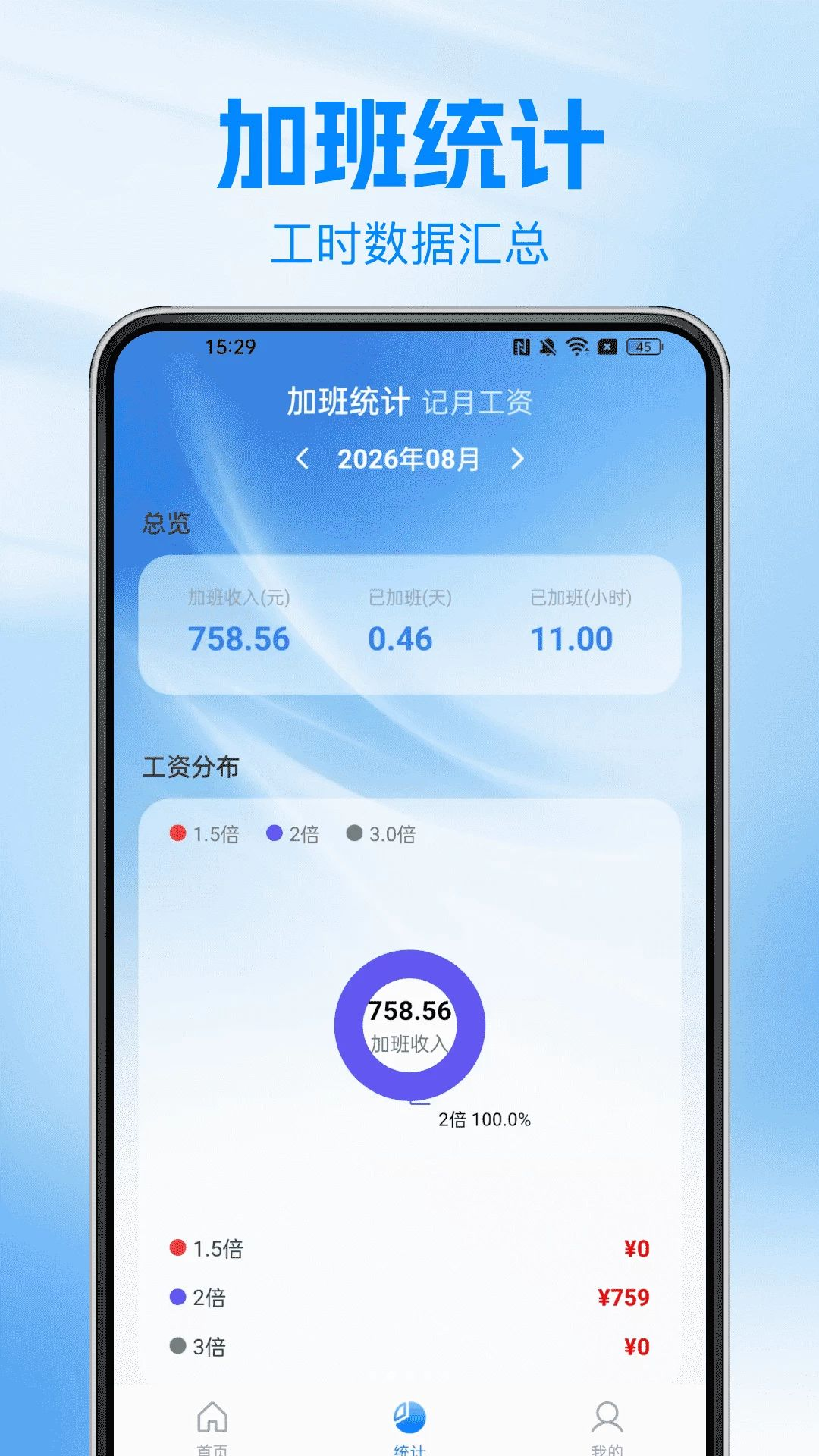 工时记录步骤
