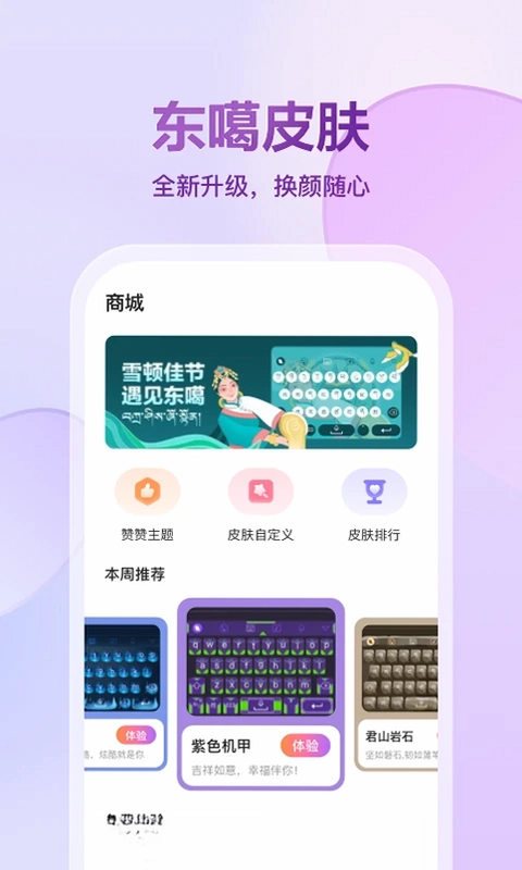 东噶藏文输入法预览图