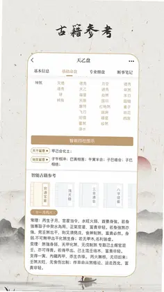 天乙八字排盘预览图