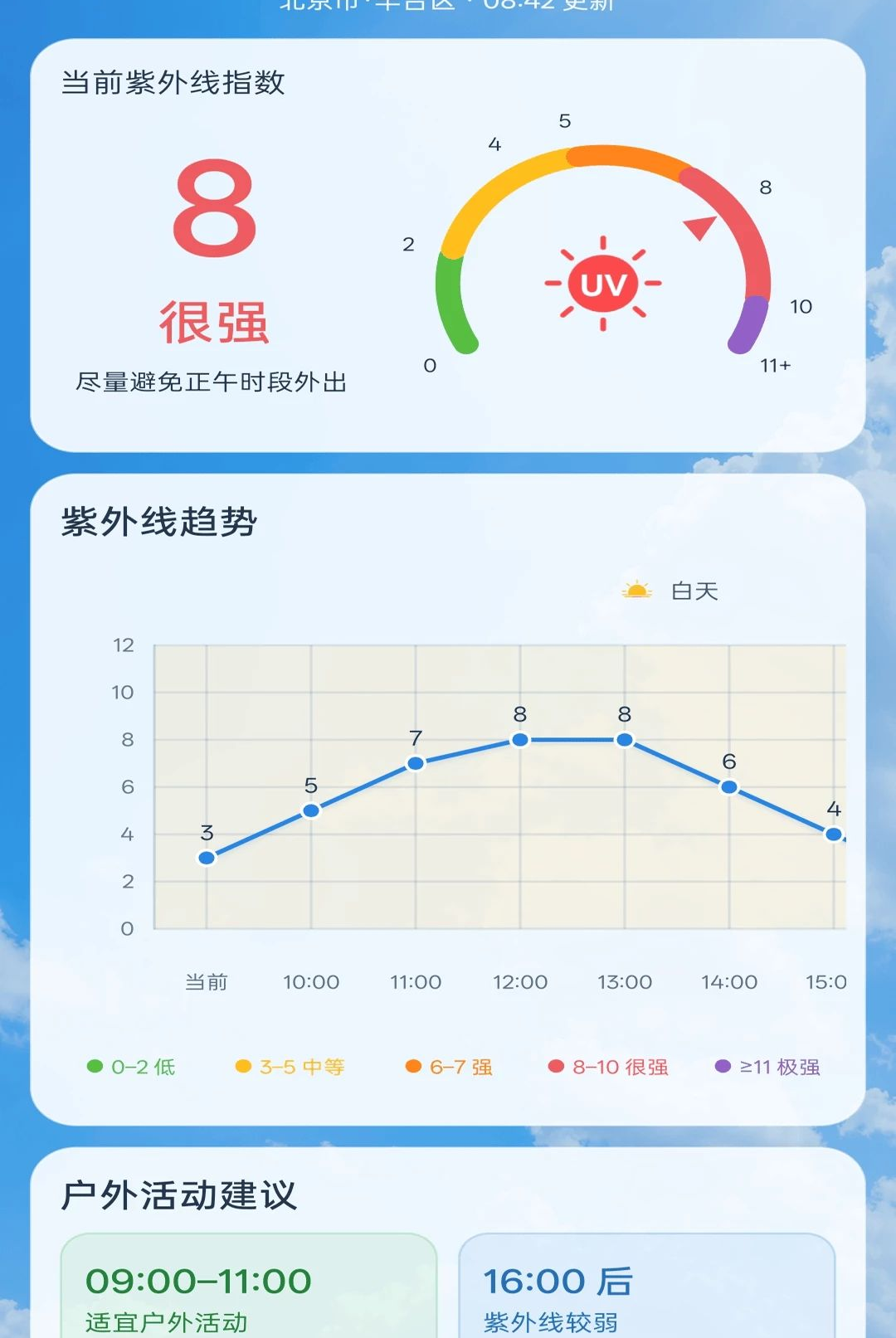 天气准时本地预报预览图