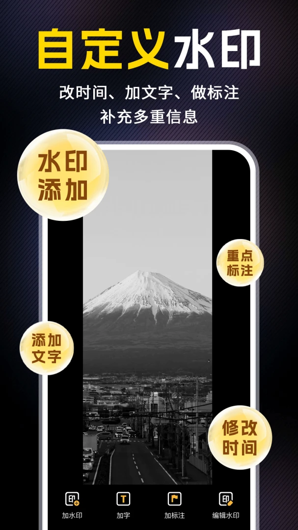 水印自动拍照相机免费定位功能