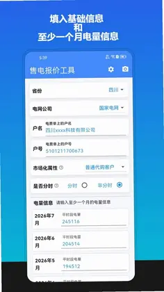 售电报价预览图