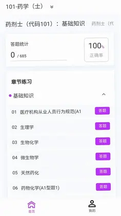 初级药士原题库预览图