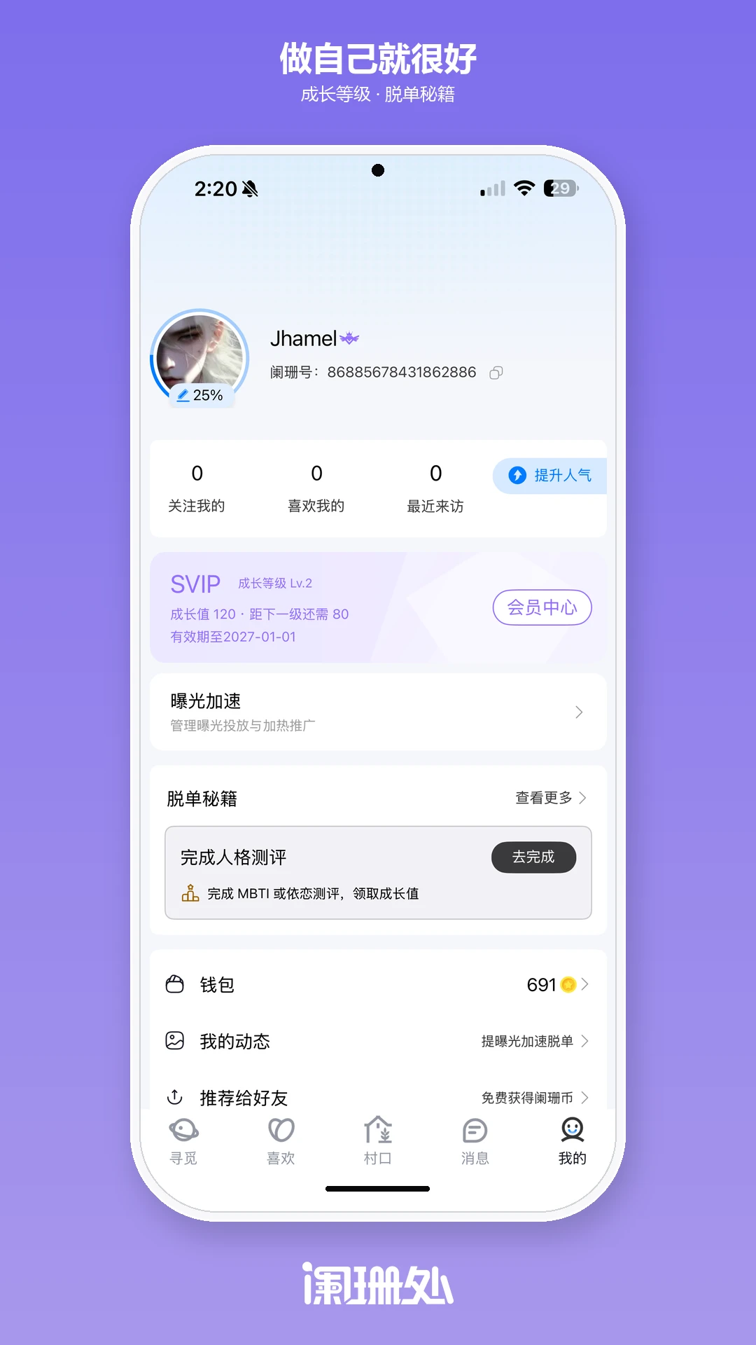 阑珊处消息聊天界面