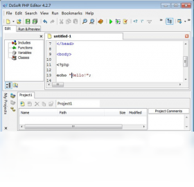 DzSoft PHP Editor配置需求