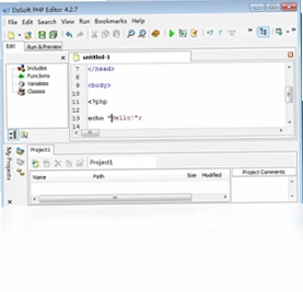 DzSoft PHP Editor最新版本预览图