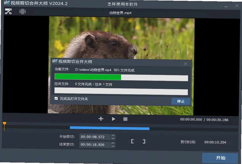 视频剪切合并器预览图