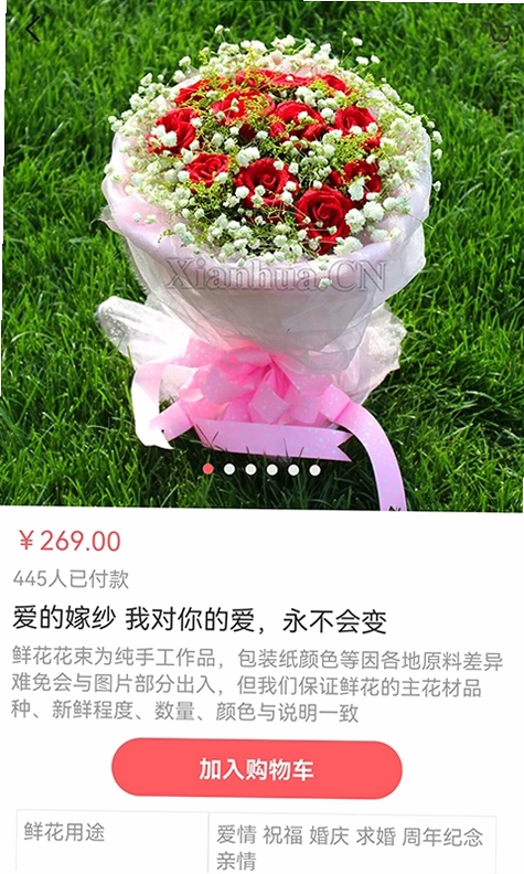 鲜花网预览图