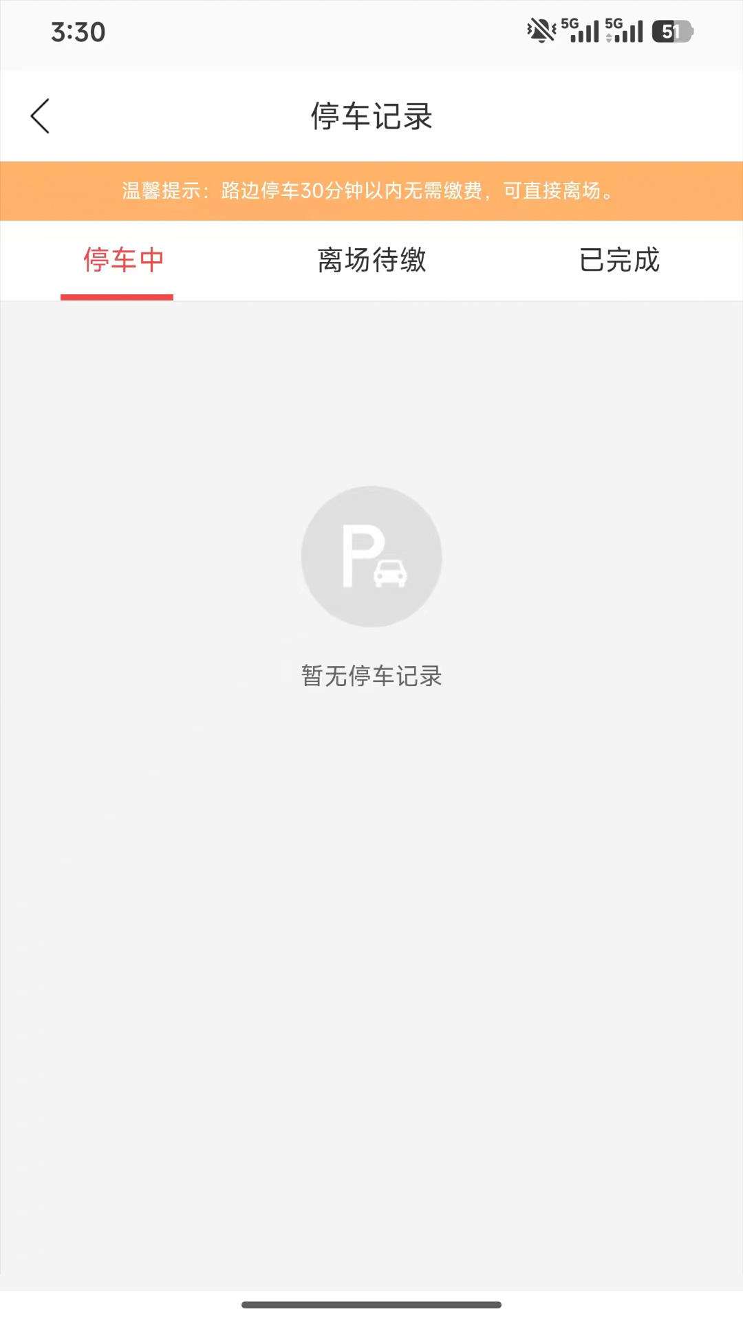 乌市停车支付界面