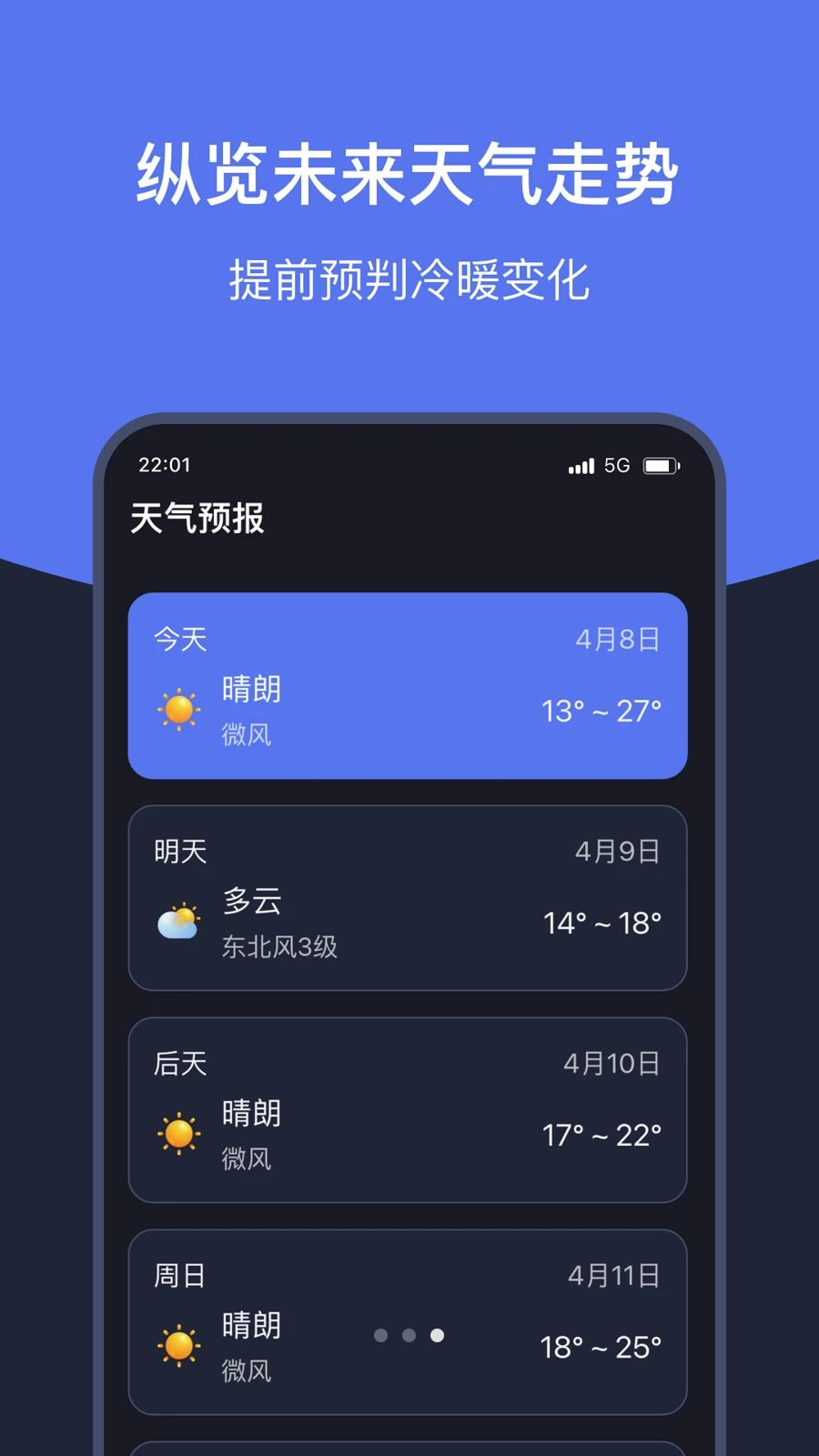 知时天气助手小时级预报