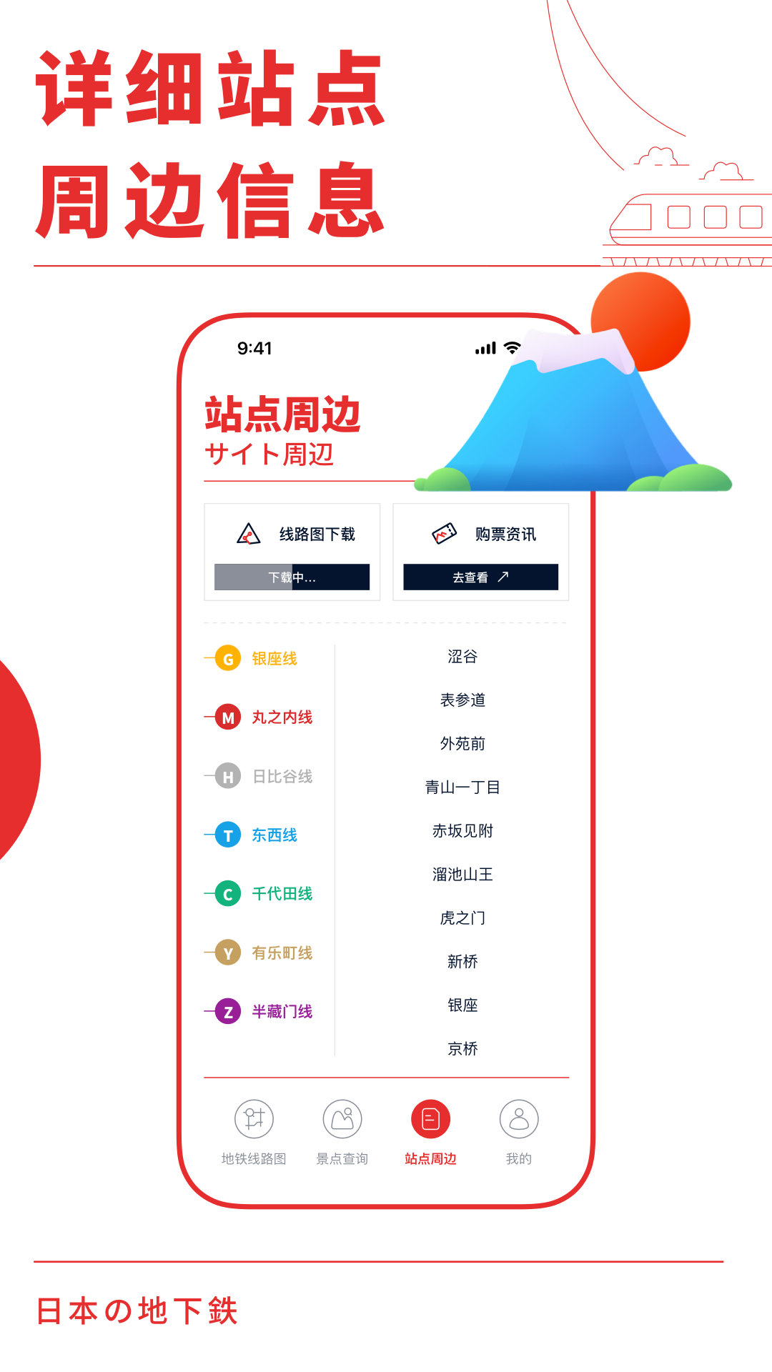 日本地铁通周边服务