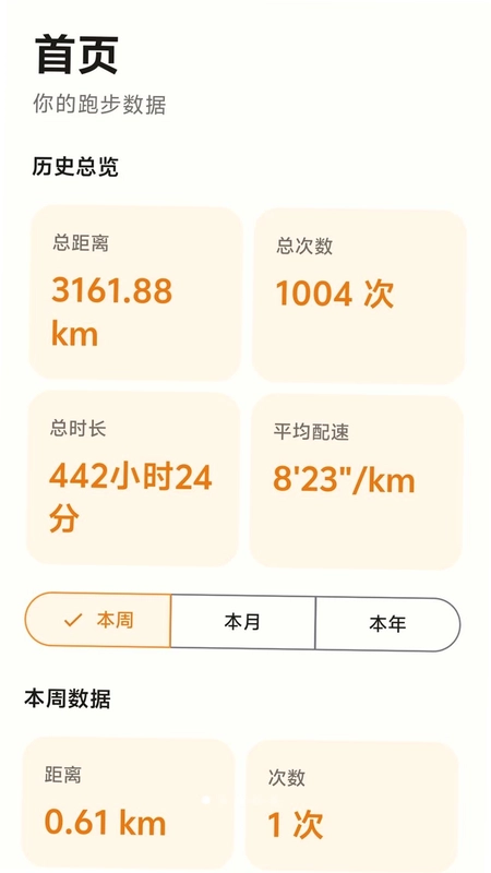 JRun 跑步记录预览图