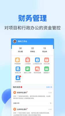 壁顶APP项目管理界面