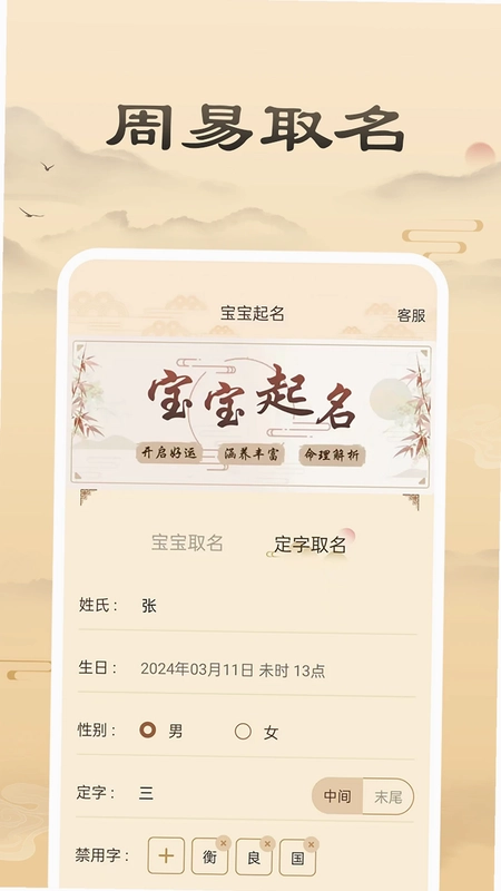周大师起名取名预览图