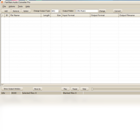 FairStars Audio Converter Pro转换界面