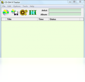 CD-DA X-Tractor界面预览