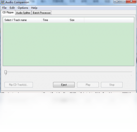 Audio Companion 界面预览