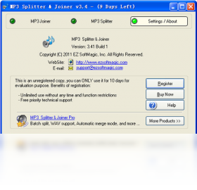 MP3 Splitter Joiner标签编辑