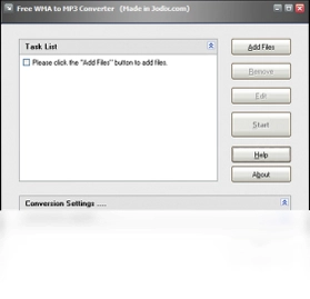 Jodix Free WMA to MP3 Converter预览图