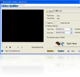 Boilsoft Video Splitter电脑版预览图