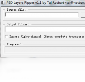 PSD Ripper导出图层步骤
