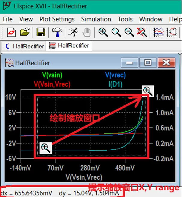 LTspice(电路仿真工具)截图 LTspice(电路仿真工具)截图