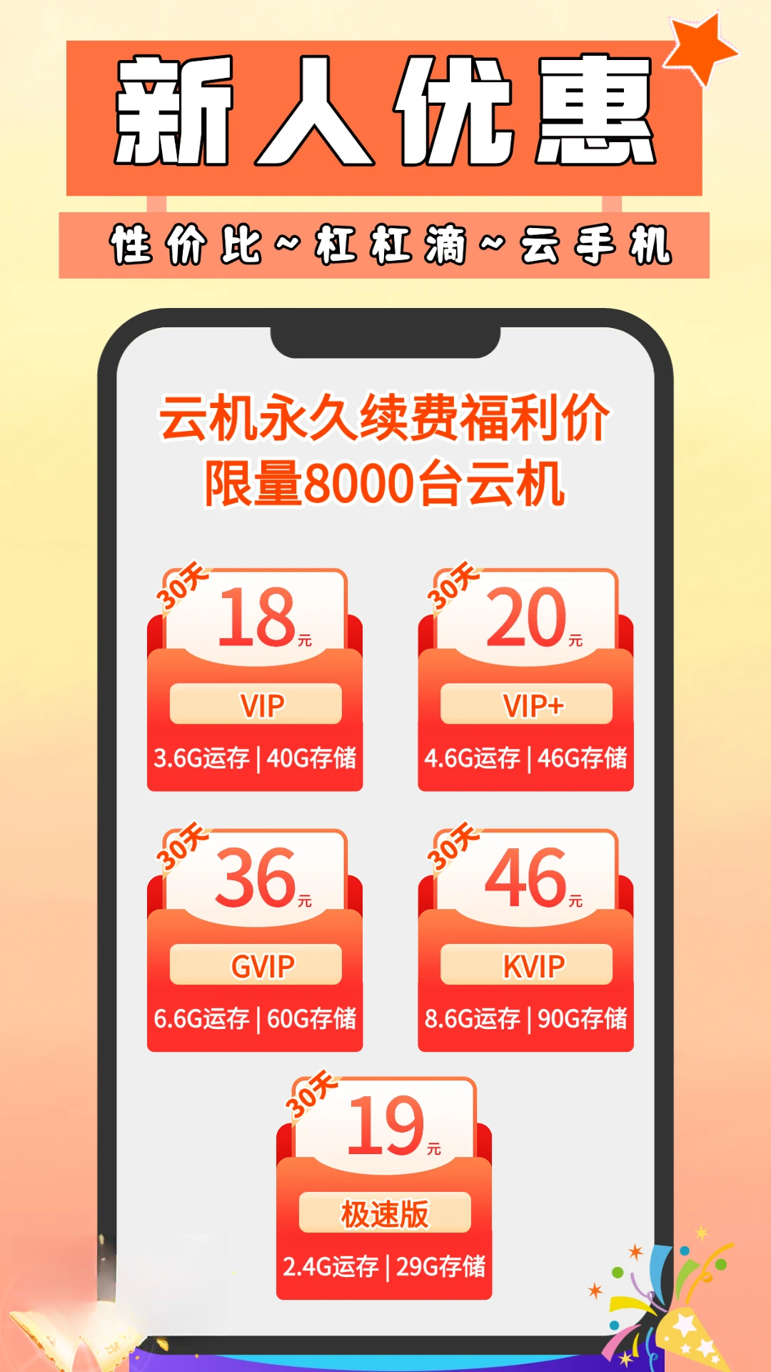顺客云手机界面