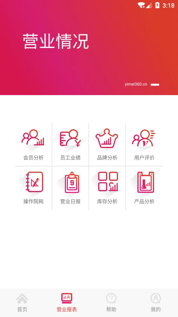易美美容院管理系统界面
