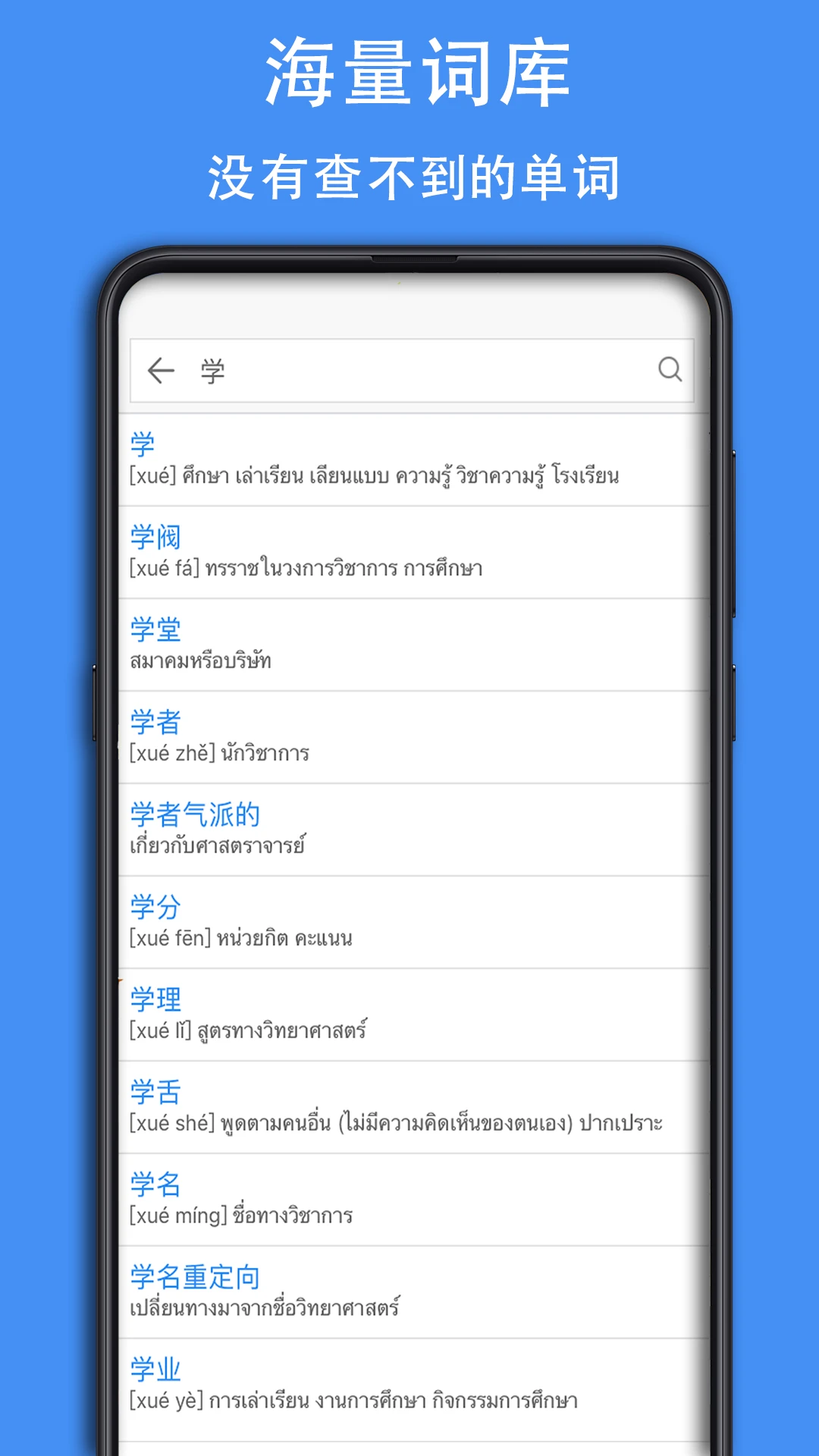 泰D词典词汇查询