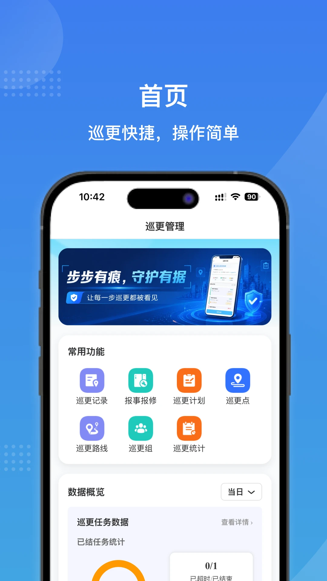 鹰眼巡更管理界面