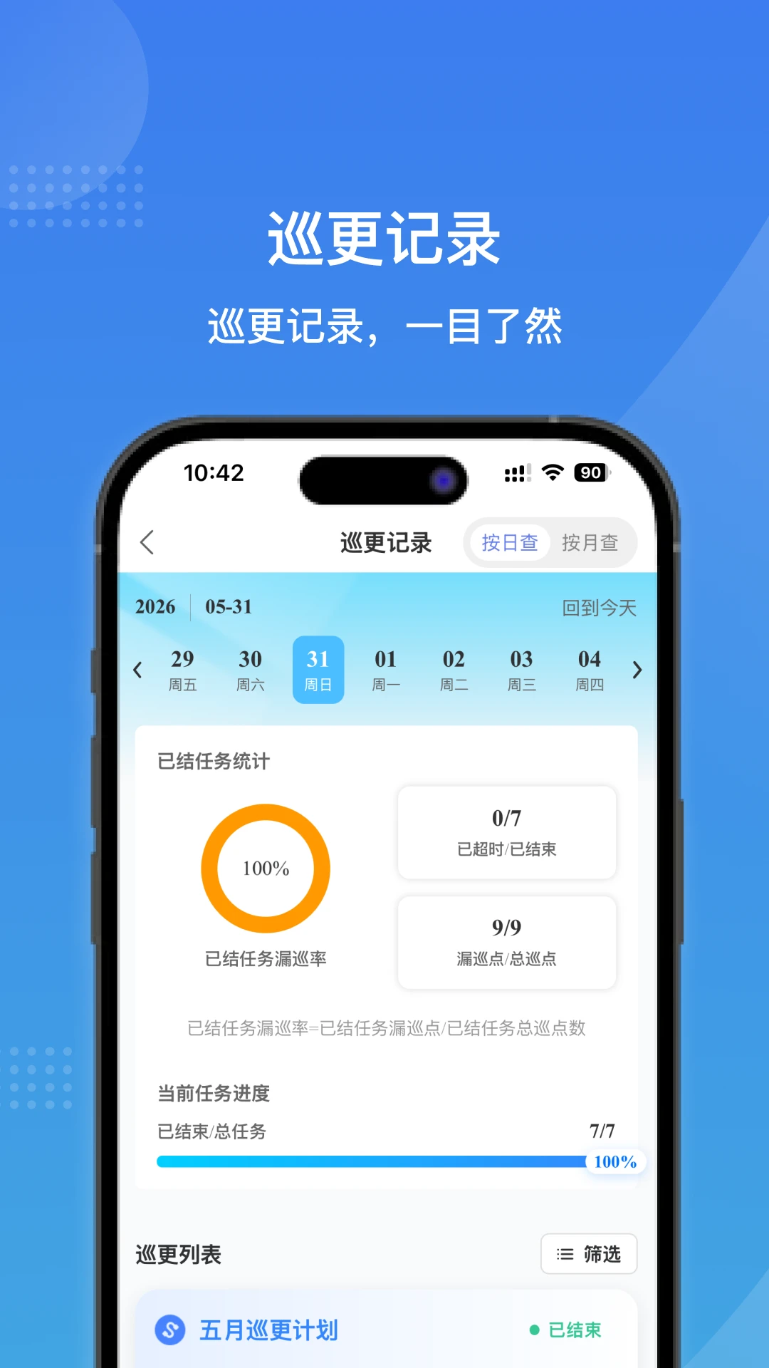 鹰眼巡更巡更任务