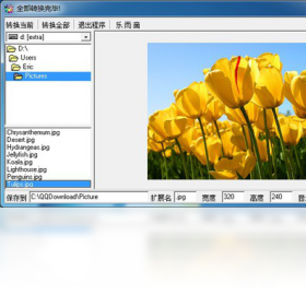 图片浏览转换器操作界面
