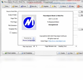 Macrobject Word-2-Web Converter预览图
