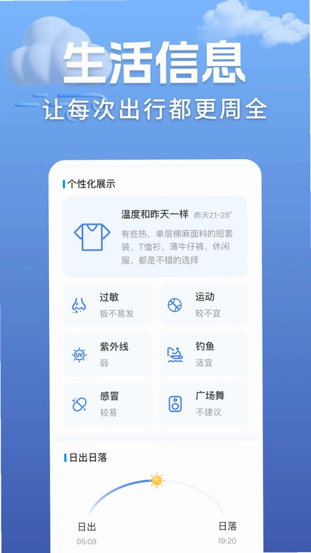 准点实时天气预览图