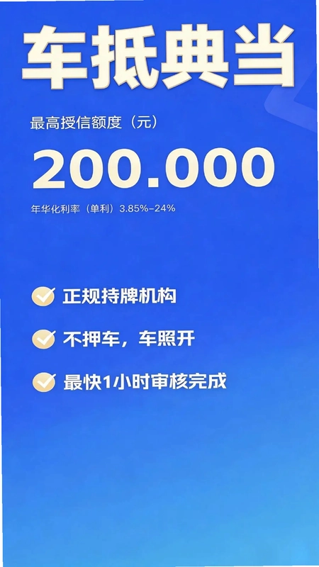 车抵典当软件预览图