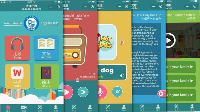 vipchild少儿国际班教学电视版预览图