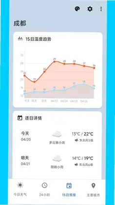 明媚天气助手最新版预览图