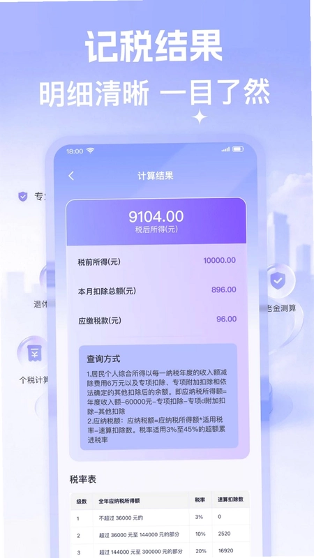退休养老金免费计算预览图