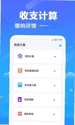 個人所得Tax计算器预览图