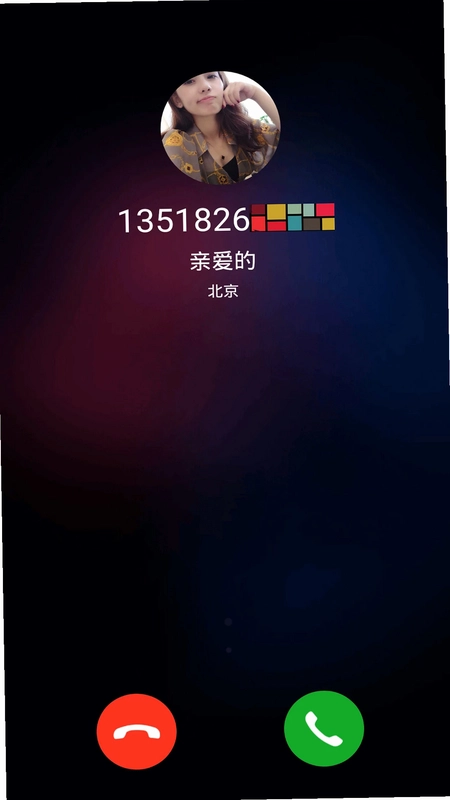 模拟手机来电预览图